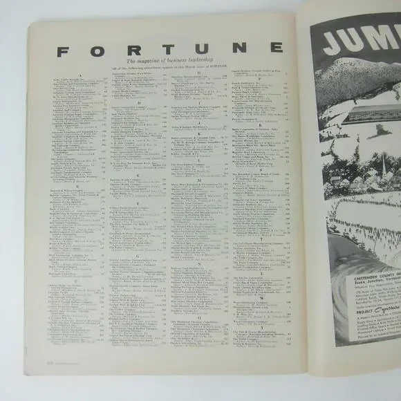 Vintage FORTUNE Magazine March 1956 General Motors, Ford, Cadillac, Buick  Ads - Picture 16 of 16